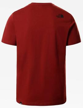 Camiseta THE NORTH FACE FINE - Granate