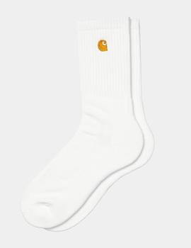 Calcetines CARHARTT CHASE - White / Gold