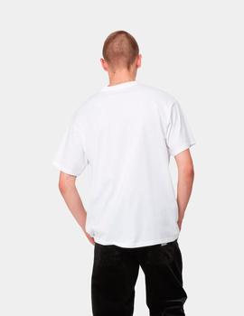 Camiseta CARHARTT SCRIPT EMBROIDERY - White Black