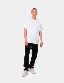 Camiseta CARHARTT SCRIPT EMBROIDERY - White Black