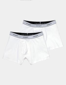 Boxer CARHARTT COTTON TRUNKS - White + White