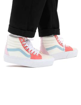 Zapatillas SK8-HI PLATFORM 2.0-Pastel Block/Tue Wh