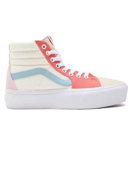 Zapatillas SK8-HI PLATFORM 2.0-Pastel Block/Tue Wh