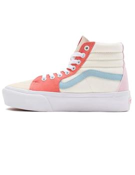 Zapatillas SK8-HI PLATFORM 2.0-Pastel Block/Tue Wh