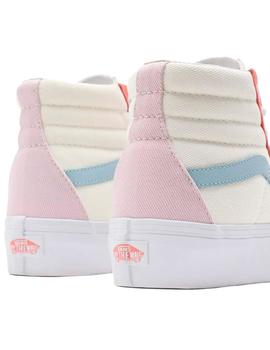 Zapatillas SK8-HI PLATFORM 2.0-Pastel Block/Tue Wh