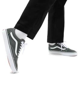 Zapatillas OLD SKOOL-Thyme/True White