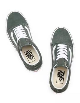 Zapatillas OLD SKOOL-Thyme/True White