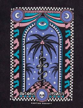 Camiseta KAOTIKO PALM VIBES - Negro