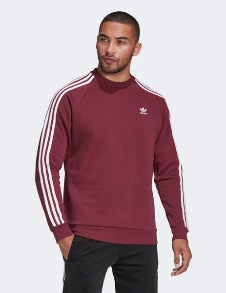 ADIDAS Crew 3-STRIPES - Burdeos