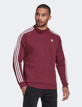 Sudadera ADIDAS Crew 3-STRIPES - Burdeos