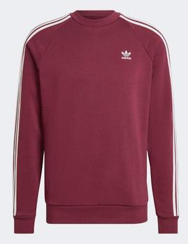 Sudadera ADIDAS Crew 3-STRIPES - Burdeos