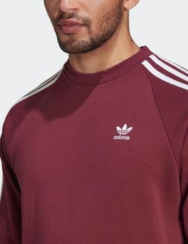 Sudadera ADIDAS Crew 3-STRIPES - Burdeos