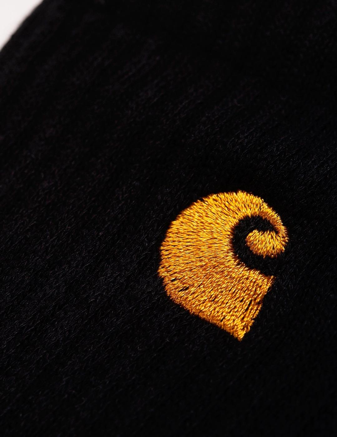 Calcetines CARHARTT CHASE - Black / Gold