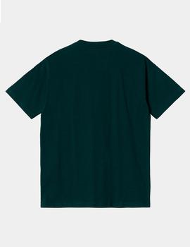 Camiseta CARHARTT W' SCRIPT - Frasier Eucalyptus