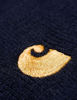 Gorro CARHARTT CHASE - Dark Navy / Gold