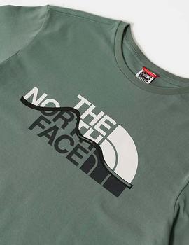 Camiseta TNF MOUNT LINE - Verde