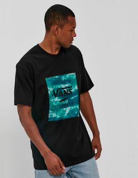 Camiseta CLASSIC PRINT BOX - Black/Blue Coral