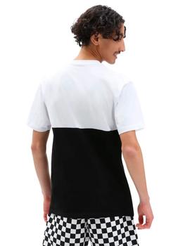 Camiseta VANS COLORBLOCK - Negro Blanco