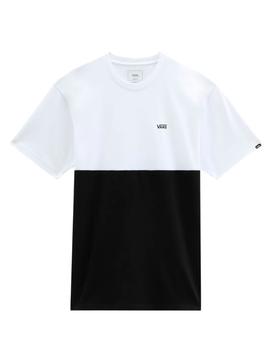 Camiseta VANS COLORBLOCK - Negro Blanco