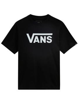 Camiseta VANS CLASSIC - Black/White (JUNIOR)