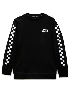 Sudadera Crew VANS EXPOSITION - Check Black (JUNIOR)