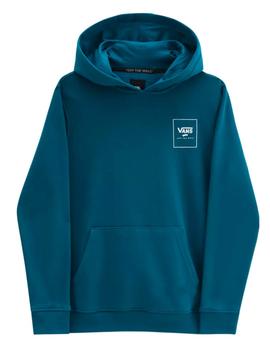 Sudadera Capucha VANS PRINT BOX BACK PO- Blue Coral (JUNIOR)