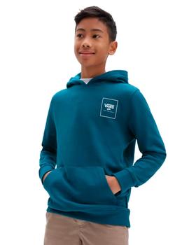 Sudadera Capucha VANS PRINT BOX BACK PO- Blue Coral (JUNIOR)