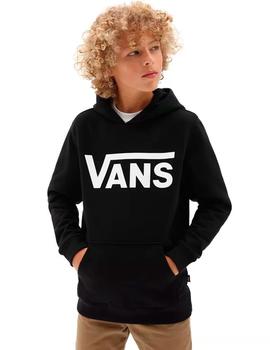 Sudadera Capucha VANS CLASSIC PO I - Black/White (JUNIOR)