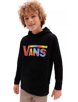 Sudadera Capucha Vans CLASSIC PO I - Black/Spiral (JUNIOR)