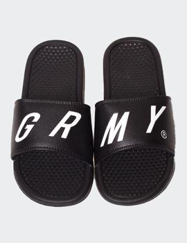 Chanclas GRIMEY HAPPY END FALA SLIDERS - BLACK