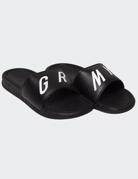 Chanclas GRIMEY HAPPY END FALA SLIDERS - BLACK
