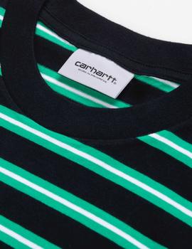 Camiseta Carhartt OAKLAND - black yoda stripe