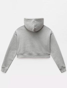 Sudadera Capucha WM OAKPORT CROPPED HDD - Grey Mel