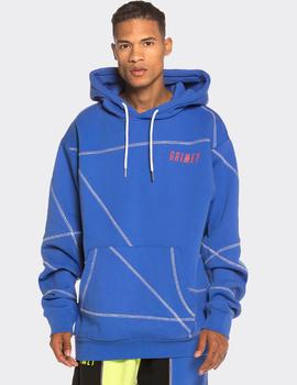 Sudadera Grimey PLANETE NOIRE OVERLOCK- Blue