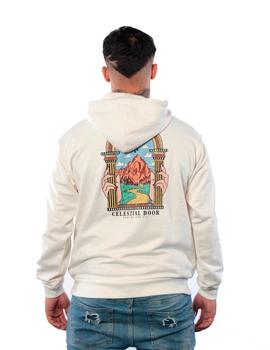 Sudadera Capucha CELESTIAL DOOR - Ivory