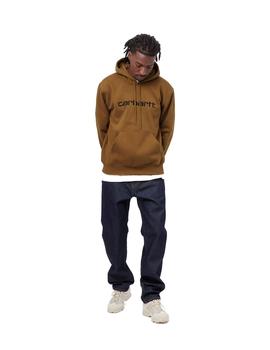 Sudadera Capucha CARHARTT SWEAT - Hamilton Brown / Black