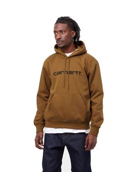 Sudadera Capucha CARHARTT SWEAT - Hamilton Brown / Black