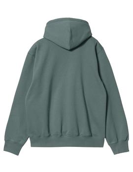 Sudadera Capucha CARHARTT SWEAT - Eucalyptus / Frasier