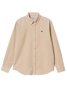 Camisa CARHARTT MADISON CORD - Wall / Black