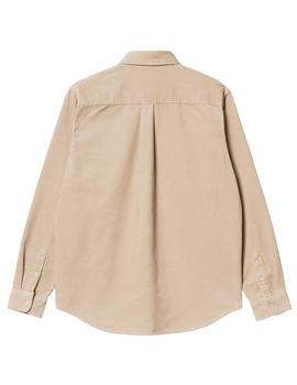 Camisa CARHARTT MADISON CORD - Wall / Black