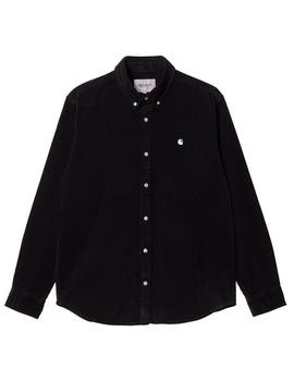 Camisa CARHARTT MADISON CORD - Black / Wax
