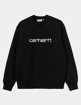 Sudadera Crew CARHARTT SWEAT - Black White