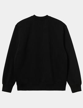 Sudadera Crew CARHARTT SWEAT - Black White