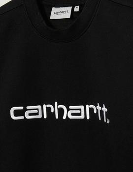 Sudadera Crew CARHARTT SWEAT - Black White