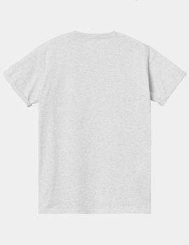 Camiseta Carhartt WIP W' S/S POCKET - Ash Heather