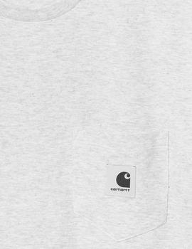 Camiseta Carhartt WIP W' S/S POCKET - Ash Heather