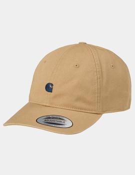 Gorra Carhartt MADISON LOGO - Leather / Dark Navy