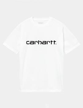 Camiseta CARHARTT W' SCRIPT - White Black