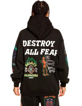 Sudadera Capucha DESTROY ALL FEAR - Black