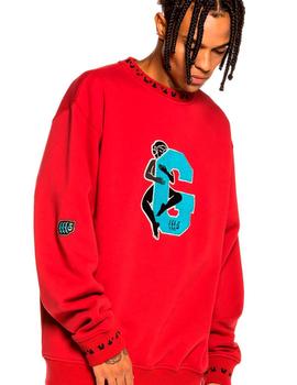 Sudadera Crew SINGGANG JUNCTION - Red